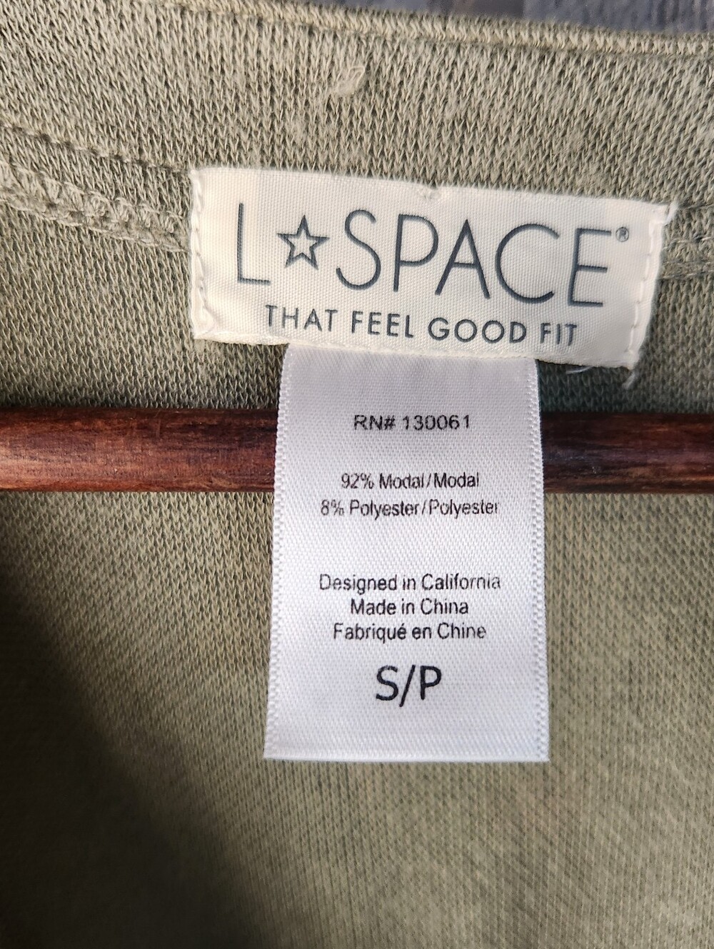 L Space Great Escape Slub Jersey Romper Olive Green Women S Cap Sleeve One Piece - Picture 11 of 15